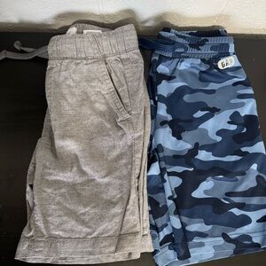 BUNDLE OF 2‎ BOYS SIZE S 6/7 Gap Blue Camouflage Old navy